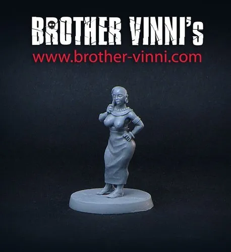 Brother Vinni Egyptian Woman figurine résine 28mm historique