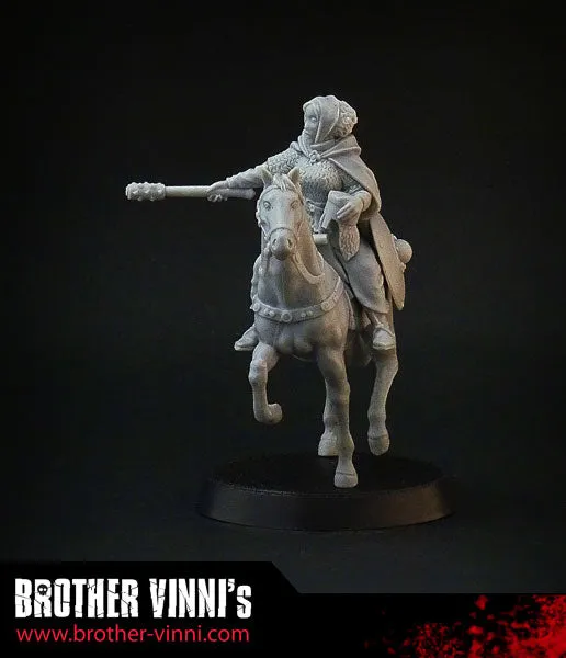 Brother Vinni Matilda of Tuscany figurine résine 28mm montée
