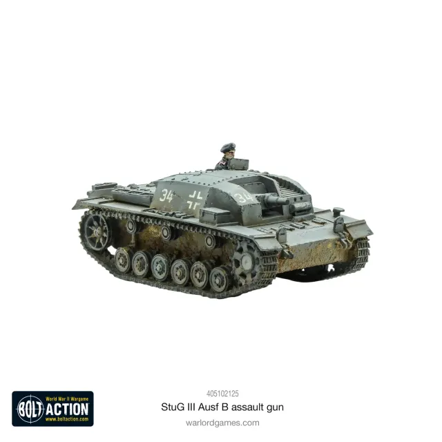 Bolt Action StuG III Ausf B canon d'assaut résine métal
