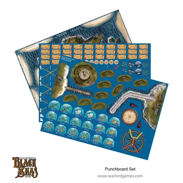 Bolt Action Black Seas punchboard accessoires de jeu