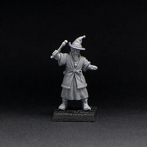 Brother Vinni Classical Mage figurine résine 28mm sorcier