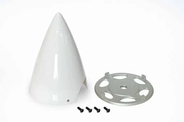 Black Horse Model Ultimate Spinner White 86mm cône d’hélice blanc