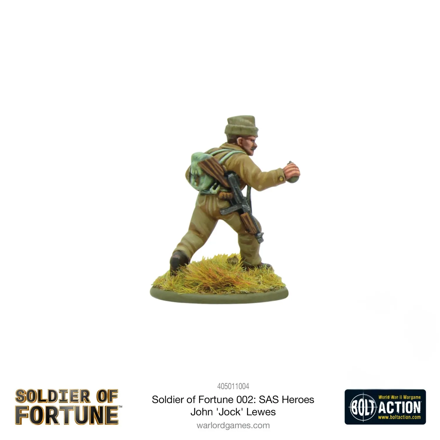 Bolt Action Soldier of Fortune 002 Jock Lewes figurine métal SAS