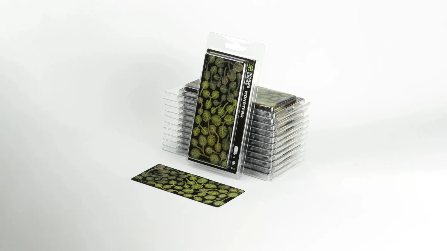 Gamers Grass Laser Plants Monstera décor 47 feuilles