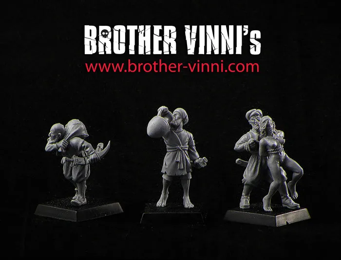 Brother Vinni Arabian Marauders figurines en résine 28mm x4 Sarrasins