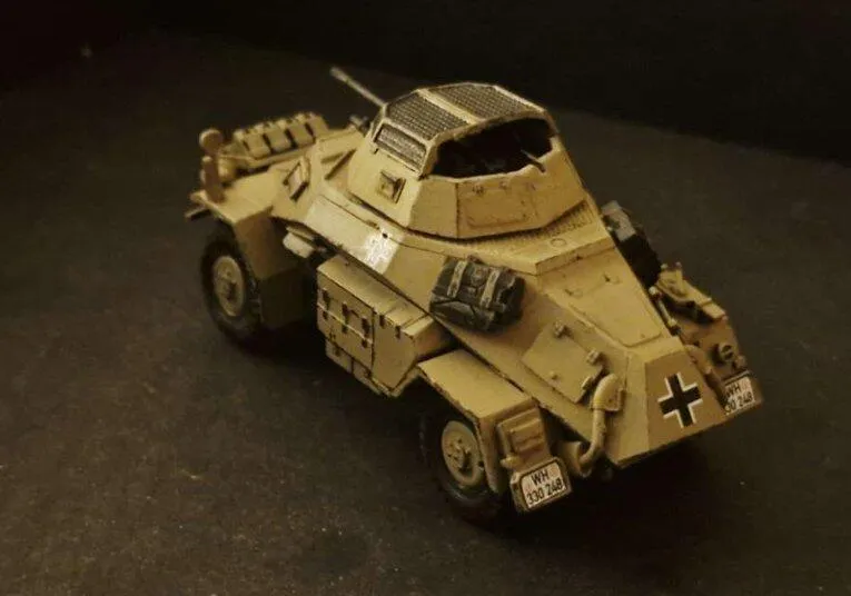 Bolt Action Sd.Kfz 222/223 voiture blindée plastique