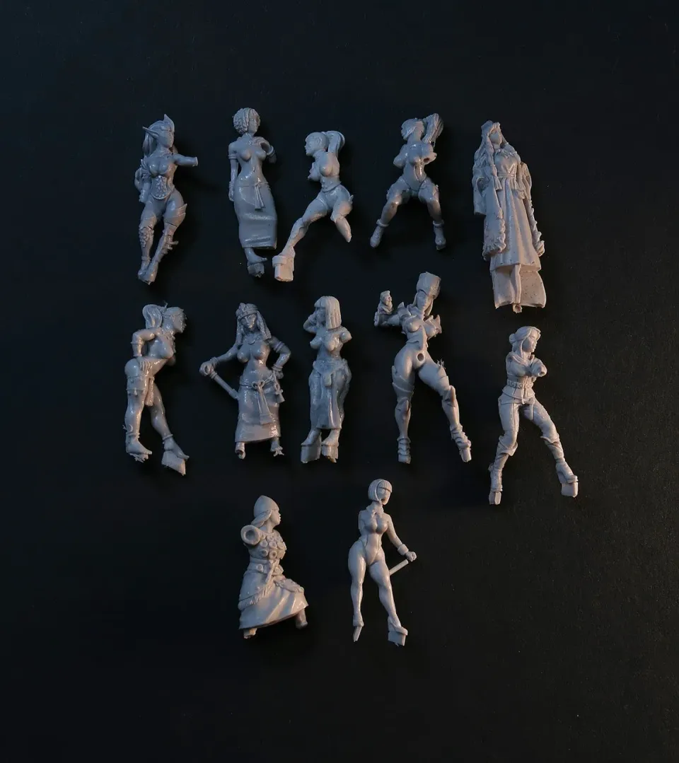 Brother Vinni Broken Bits corps féminins bits résine lot 12