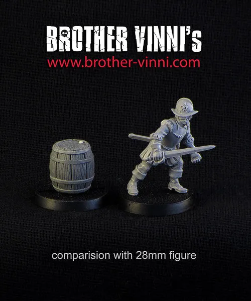 Brother Vinni Resin Barrell (big) tonneau résine 28 mm