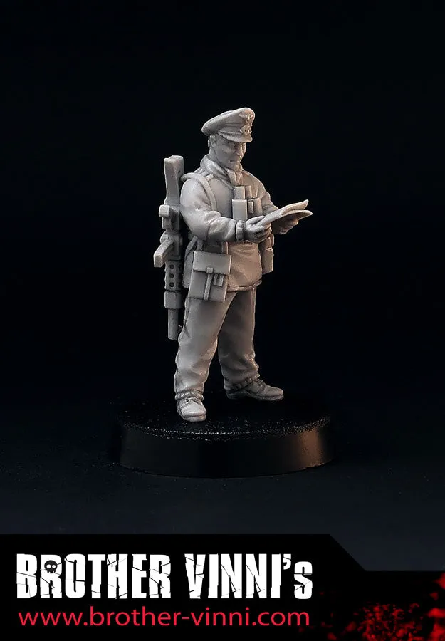 Brother Vinni World War 2 German Officer figurine 28 mm résine