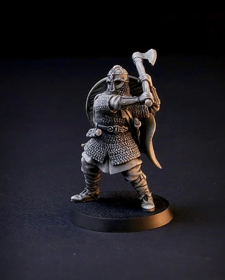 Brother Vinni Anglo-Saxon Warlord figurine résine 28mm chef