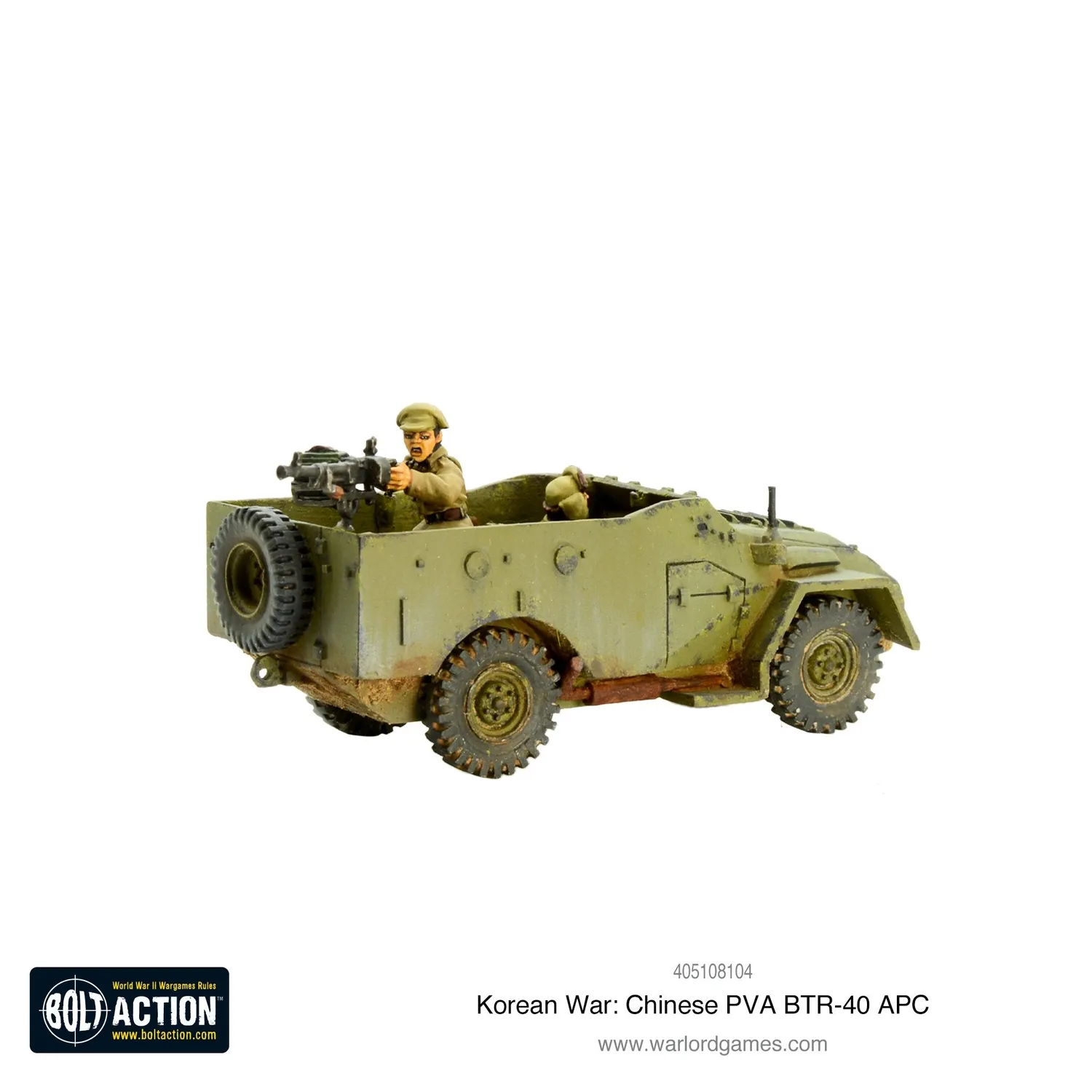 Warlord Games Bolt Action BTR-40 PVA chinois Corée résine 28 mm