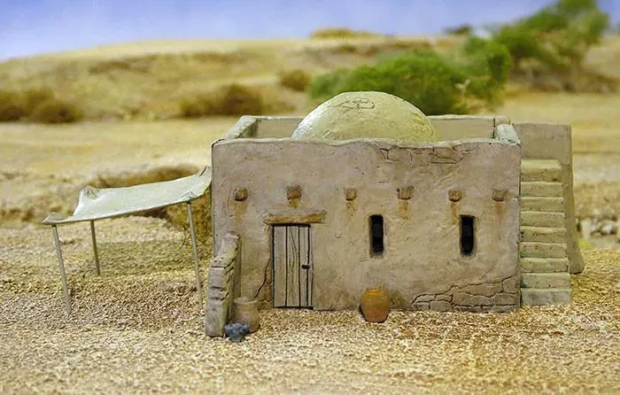 Bolt Action Mud Brick House & Accessory sprue 1 décor maison adobe