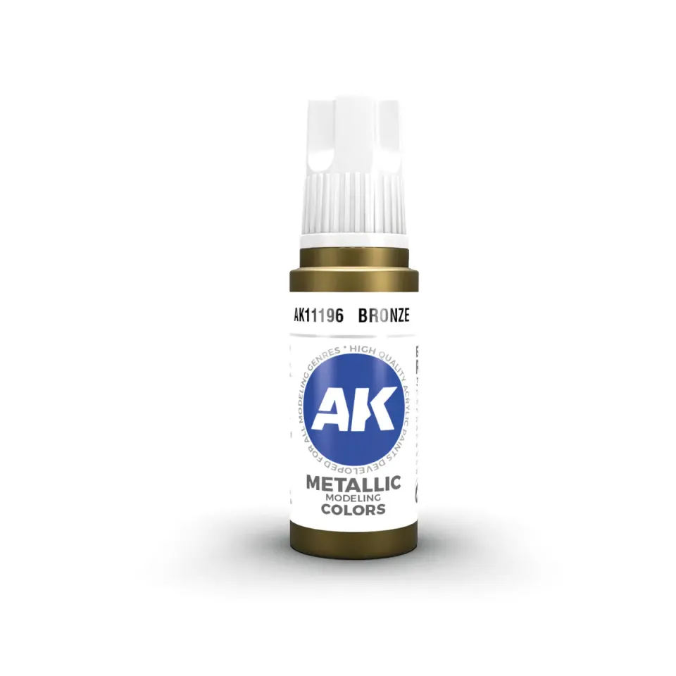 AK Interactive 3Gen Bronze peinture métallique 17ml cuivré