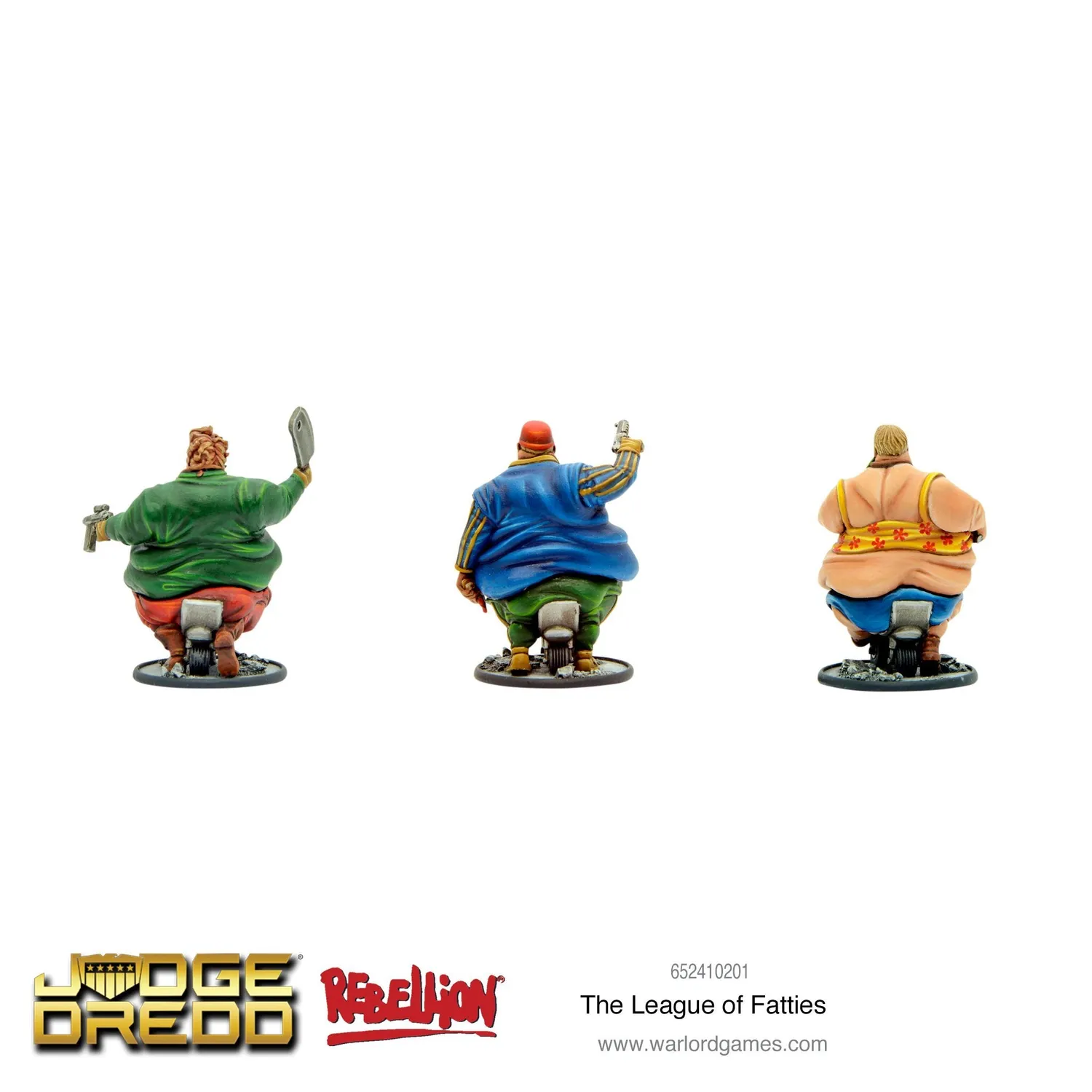Bolt Action Judge Dredd The League of Fatties figurines résine