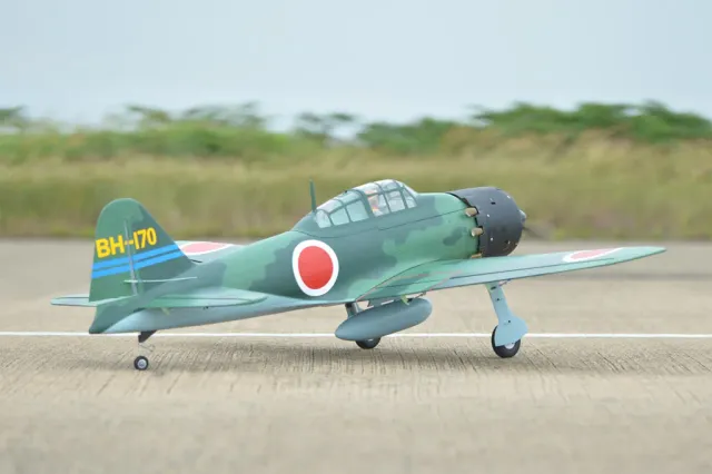 Black Horse BH171-V2 A6M Zero avion RC 1720mm rétract