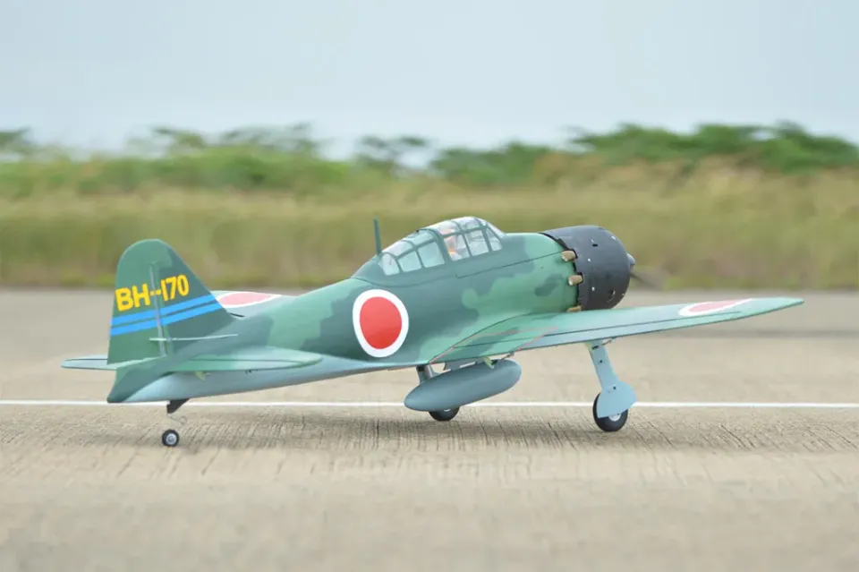 Black Horse BH171-V2 A6M Zero avion RC 1720mm rétract