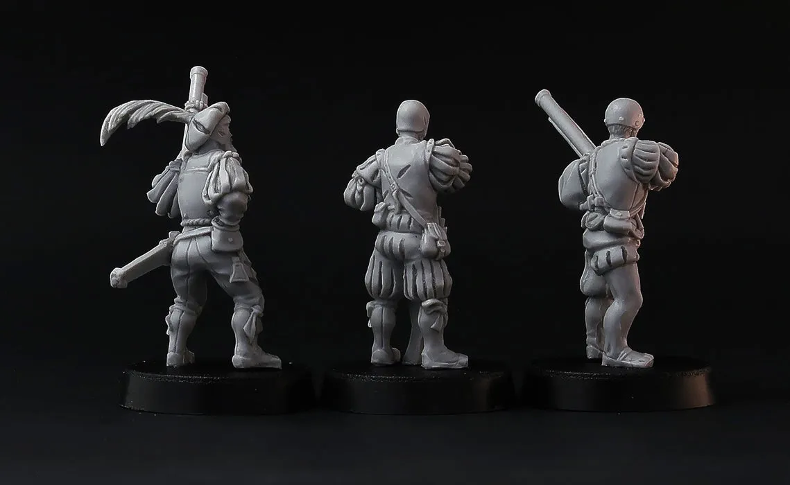 Brother Vinni Landsknecht Hand Guns figurine 28mm lot de 3