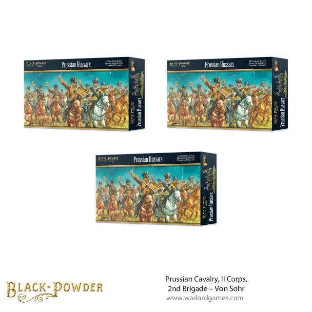 Bolt Action Black Powder Prussian Cavalry Von Sohr figurines résine