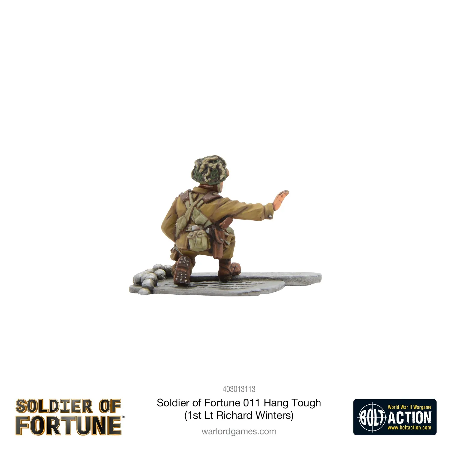 Bolt Action Soldier of Fortune 011 Hang Tough! Richard Winters figurine résine
