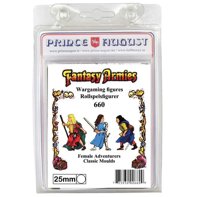 Prince August Fantasy Armies PA660 moule aventuriers 25 mm