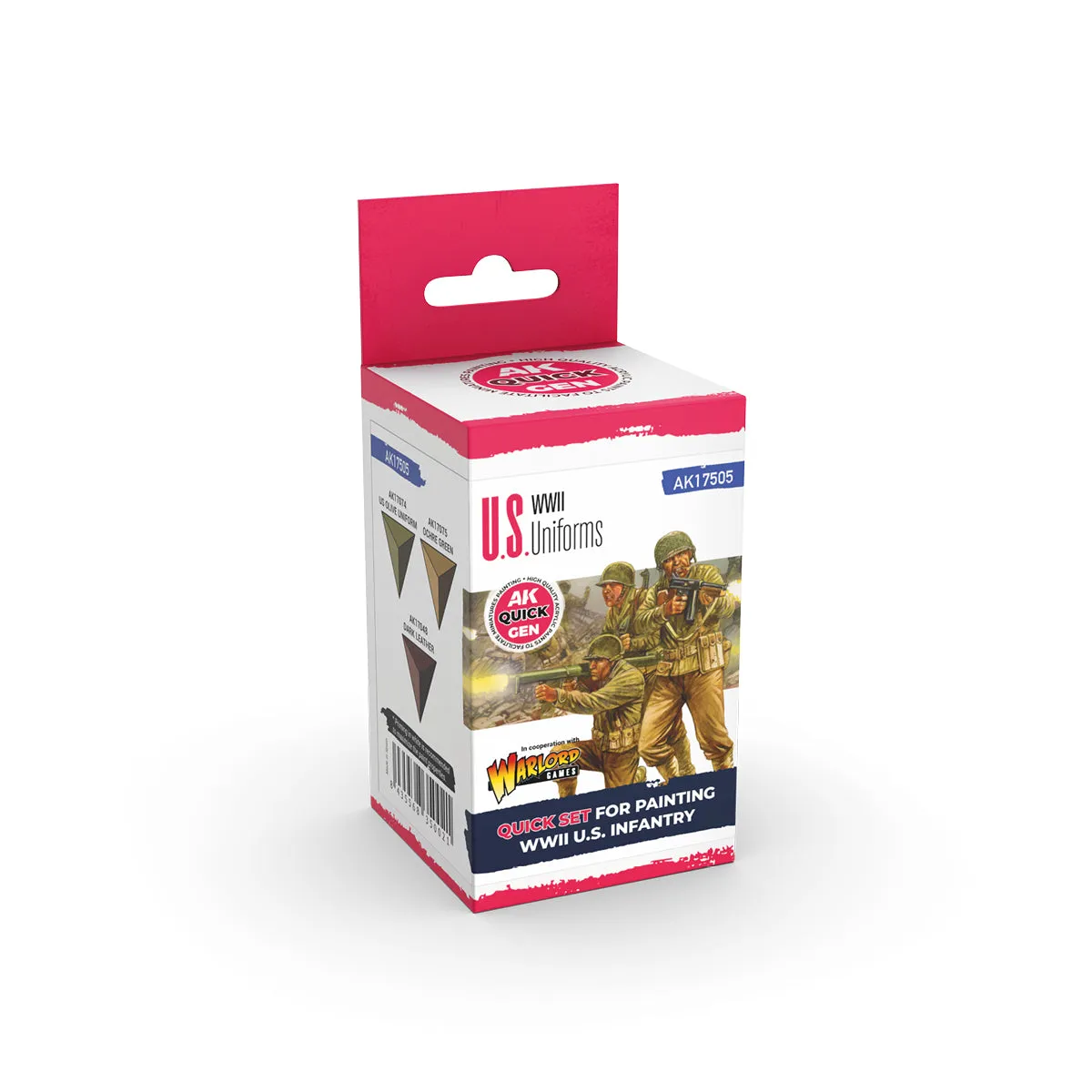 AK Interactive Quick Gen US Uniforms peintures x3