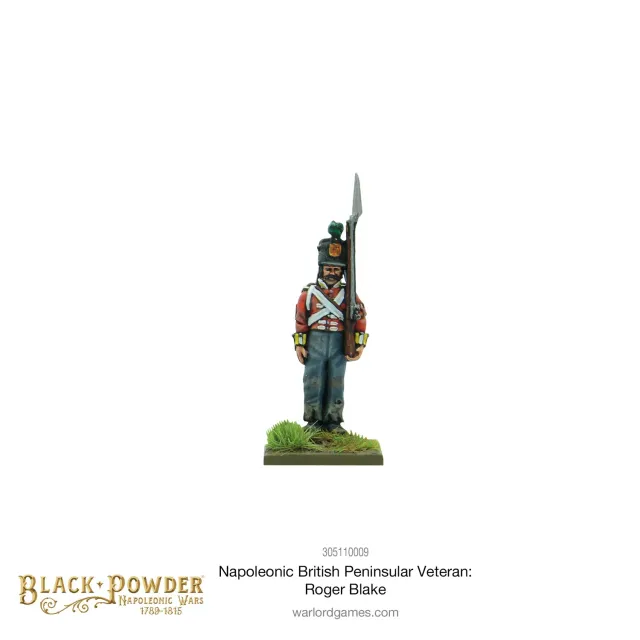 Bolt Action Black Powder Napoleonic British Peninsular Veteran Roger Blake figurine