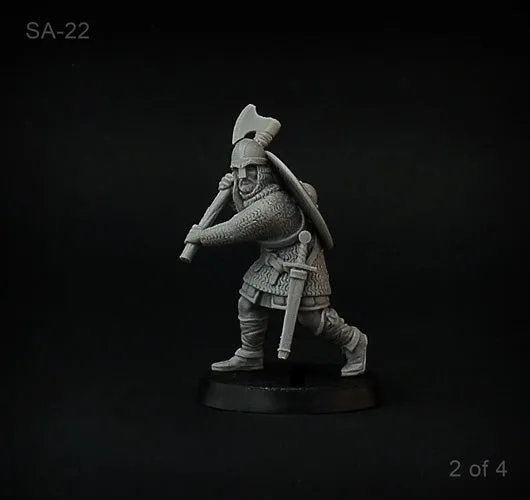 Brother Vinni Varangian Guard lot 4 figurines résine 28mm haches