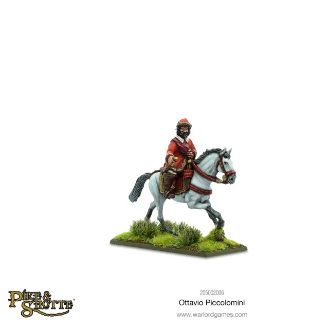 Pike & Shotte Ottavio Piccolomini figurine de commandant cavalerie