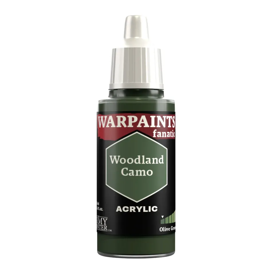 Bolt Action Warpaints Fanatic Woodland Camo peinture acrylique verte 18 ml
