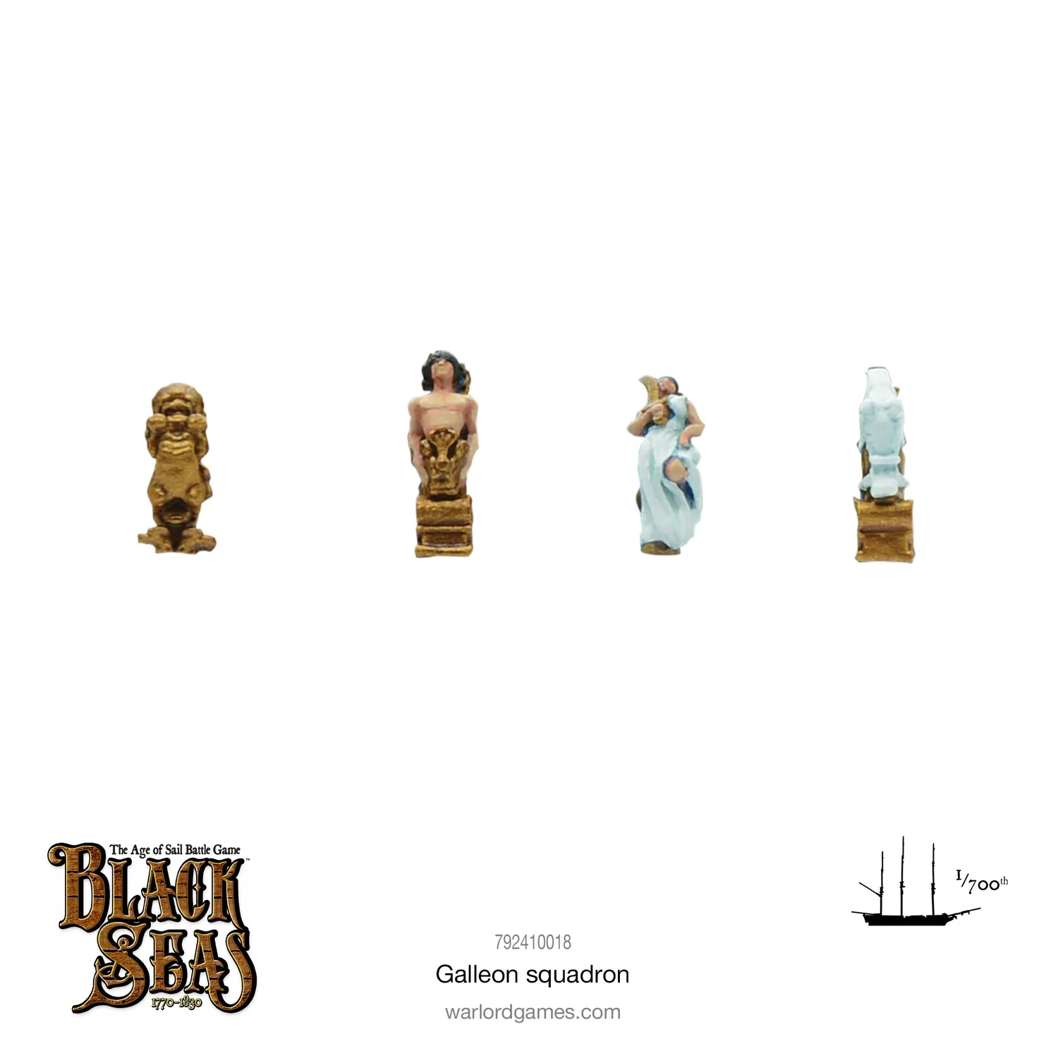 Bolt Action Black Seas Galleon squadron escadron de 3 navires résine métal