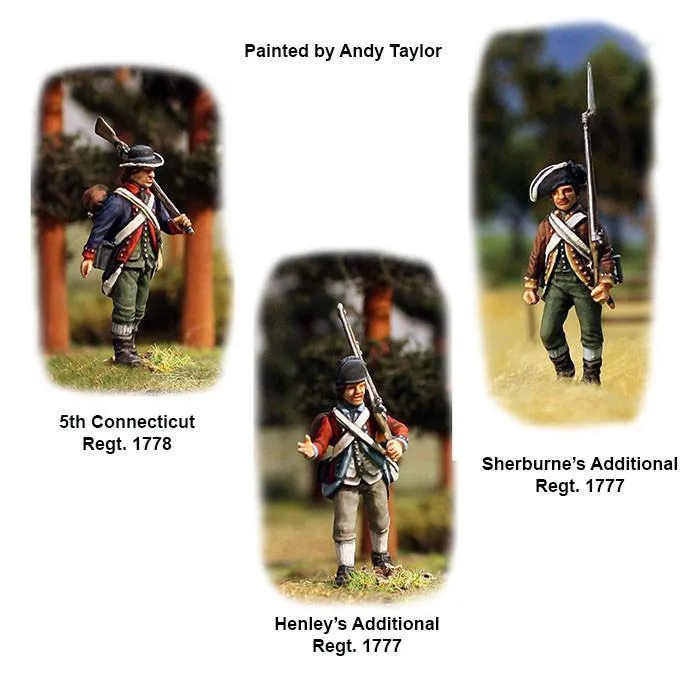 Perry Miniatures American War of Independence Continental Infantry 1776-1783 figurines plastique