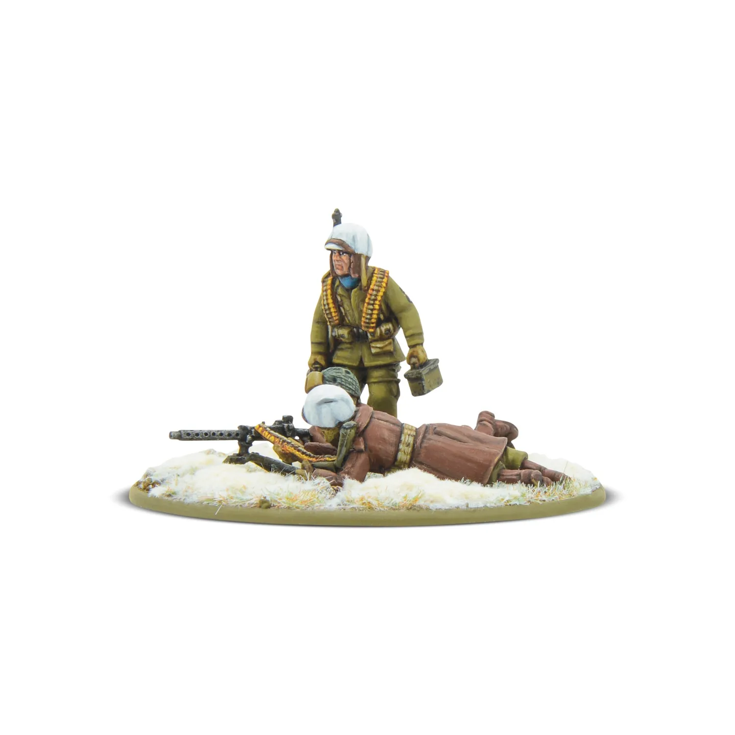 Bolt Action US Airborne (Winter) 30.cal MMG Team figurines métal