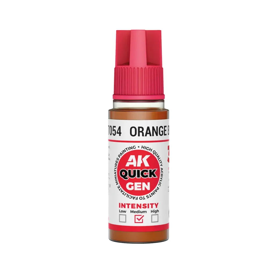 Bolt Action AK Interactive QuickGen Orange Brown peinture 18 ml