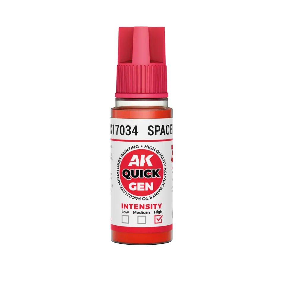 AK Interactive QuickGen Acrylic Space Red peinture 17 ml contraste
