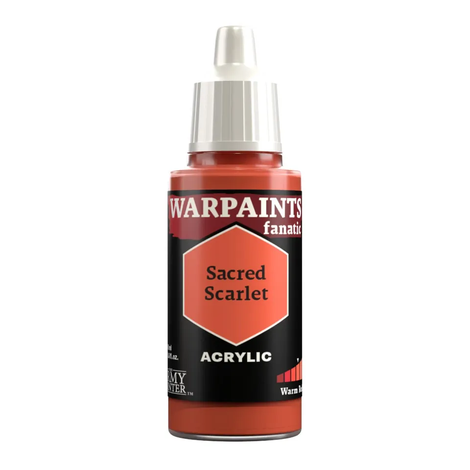 Bolt Action Warpaints Fanatic Sacred Scarlet peinture acrylique rouge 18 ml