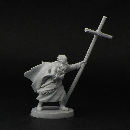 Brother Vinni Saint Brendan prêtre figurine résine 28mm moine