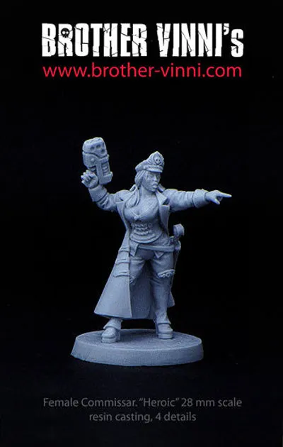 Brother Vinni Commissaire Impériale figurine résine 28mm