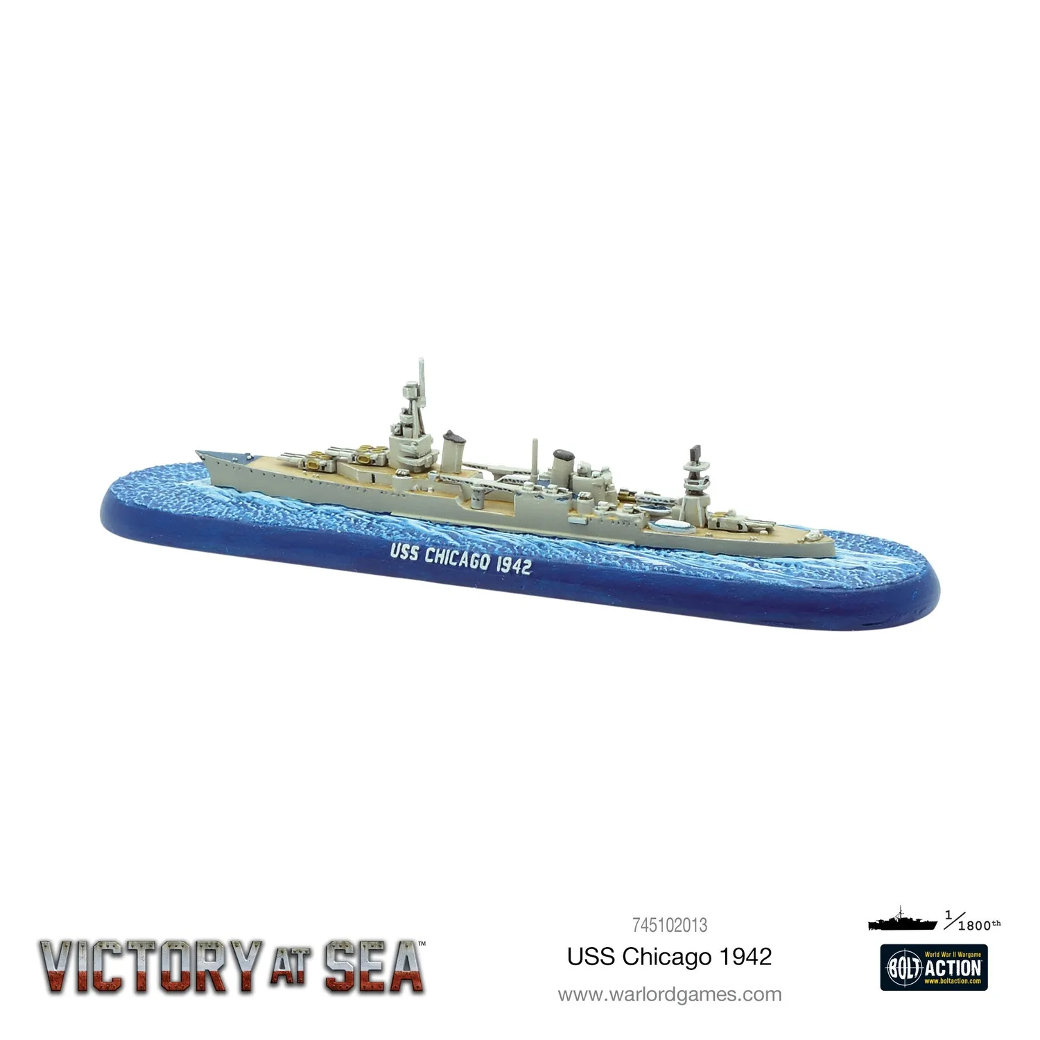 Victory at Sea USS Chicago 1942 croiseur rsine