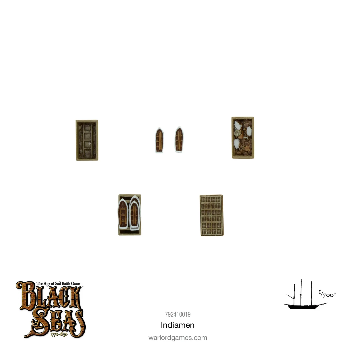Warlord Games Black Seas Indiamen navires 2 unités résine métal