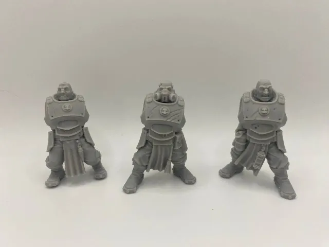Epic Forge Imperium Bullgryns Élite figurines résine