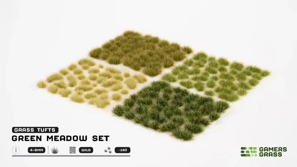 Gamers Grass assortiment touffes herbe fleurs décor