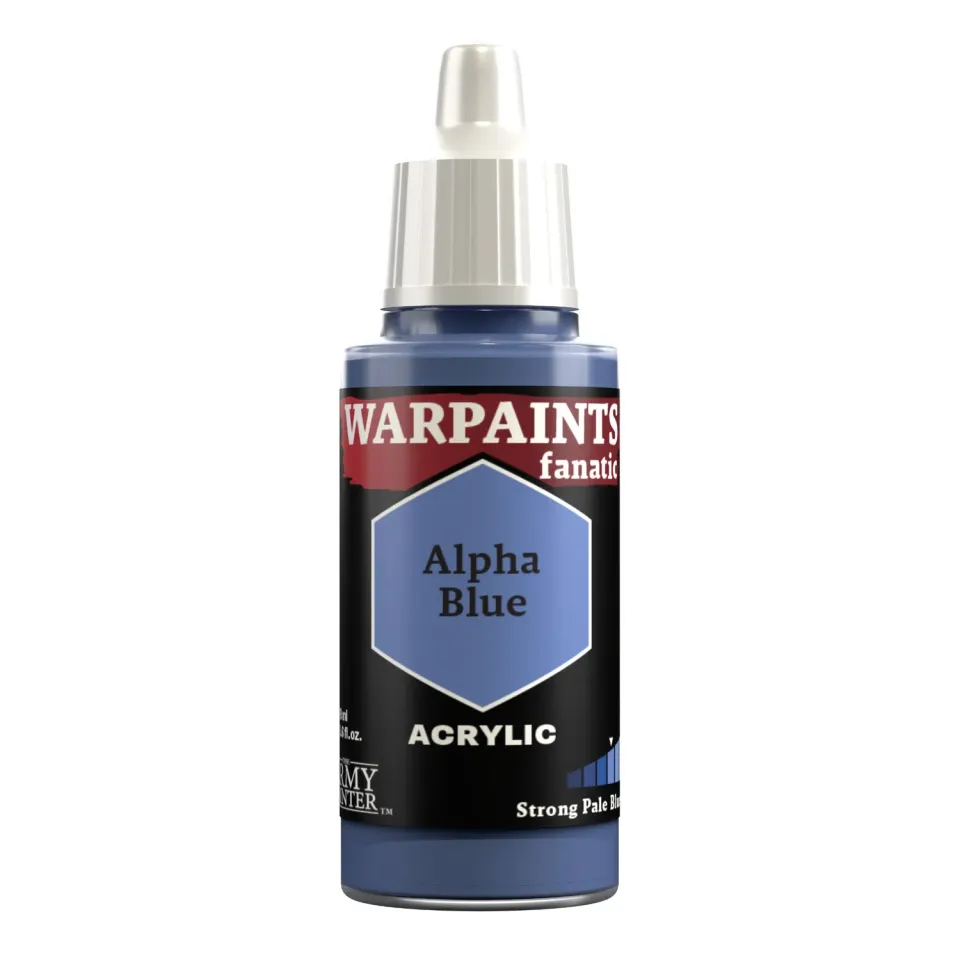 Army Painter Warpaints Fanatic Alpha Blue peinture acrylique 18 ml