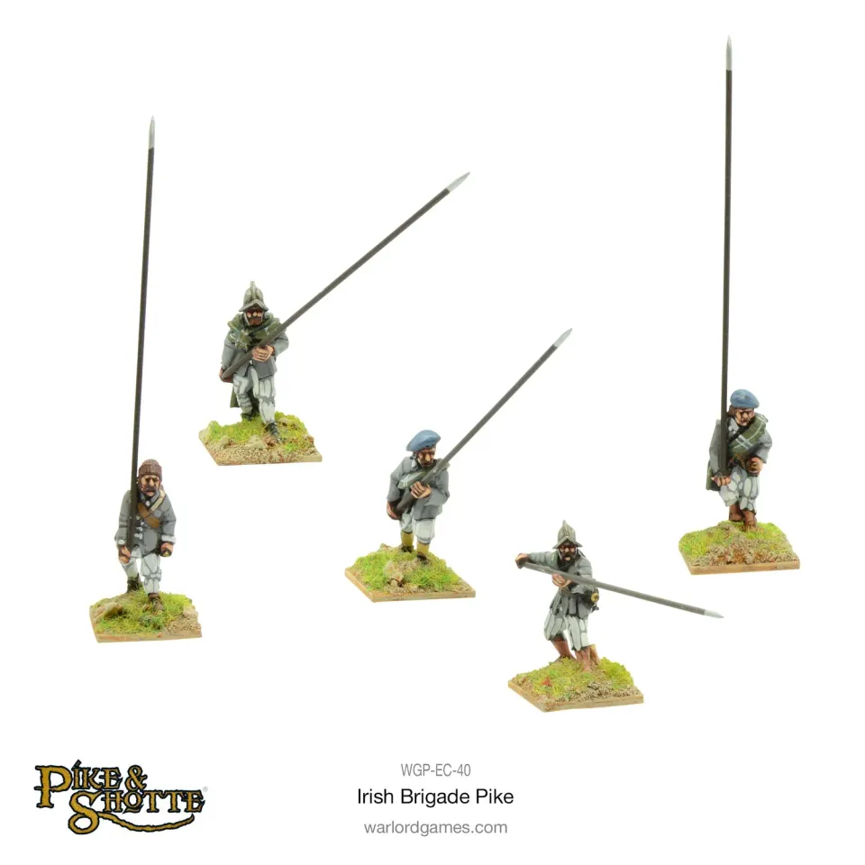 Bolt Action Irish Brigade Pike figurines métal 5 pièces