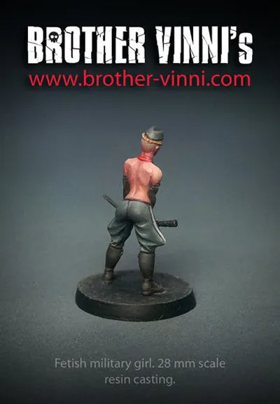 Brother Vinni Militaire Fétiche figurine résine 28mm 18+