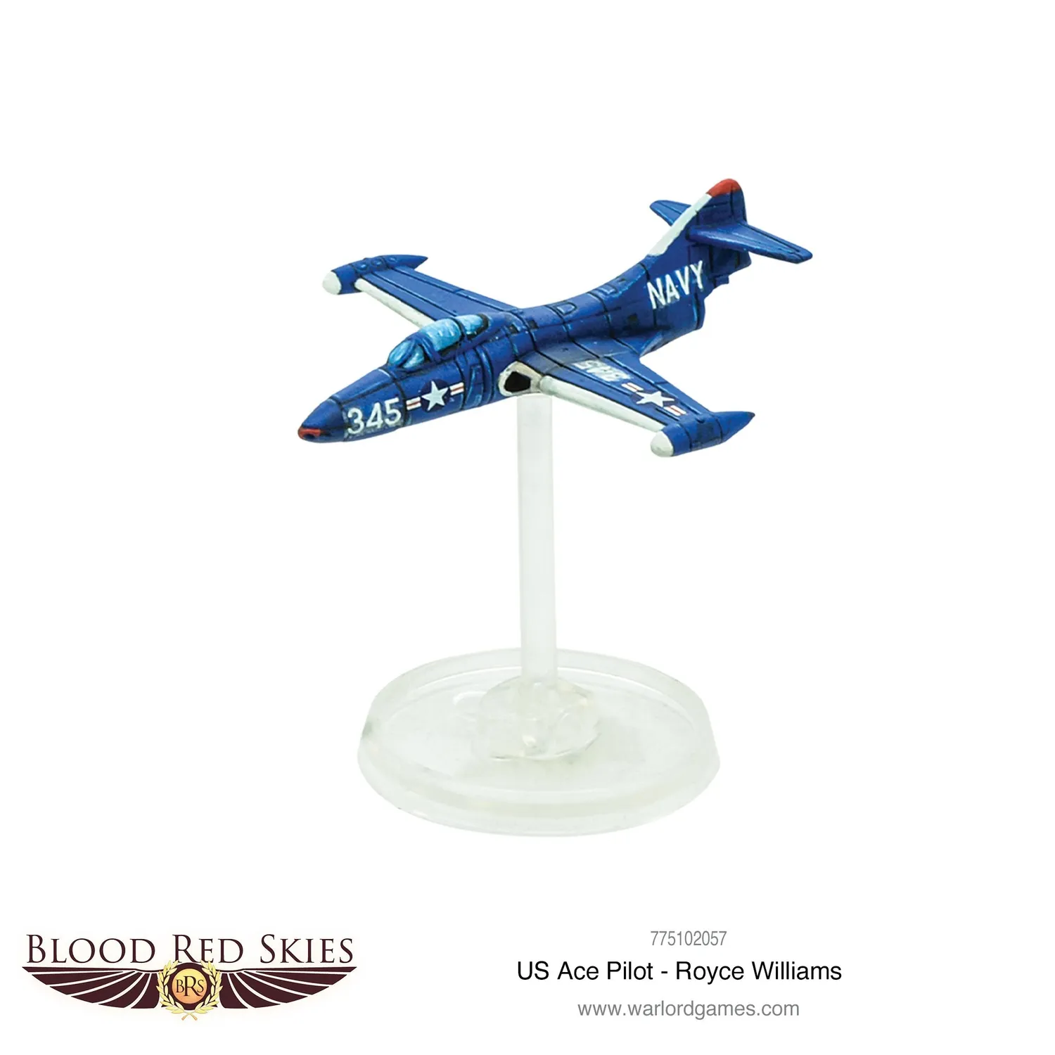 Blood Red Skies Royce Williams chasseur F9F Panther résine