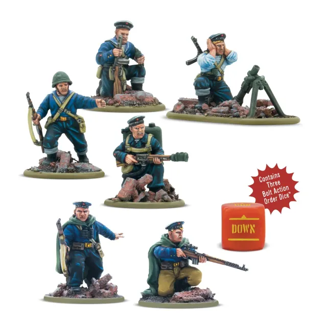 Bolt Action Soviet Naval Brigade Weapon Teams équipes d’armes
