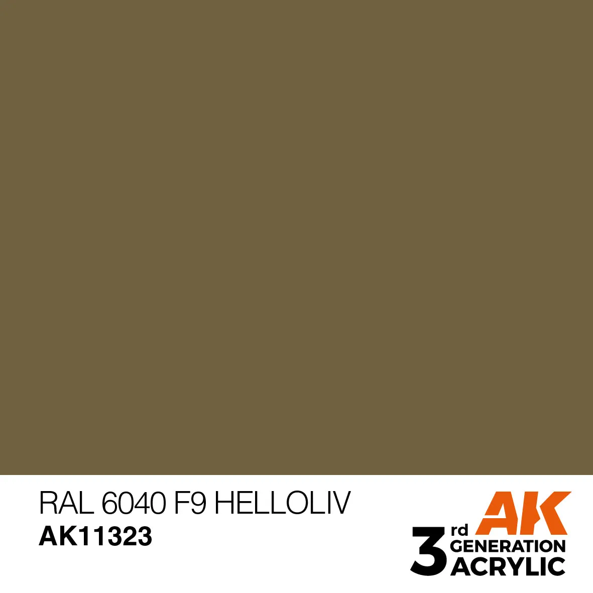AK Interactive 3Gen RAL 6040 Helloliv peinture 17 ml