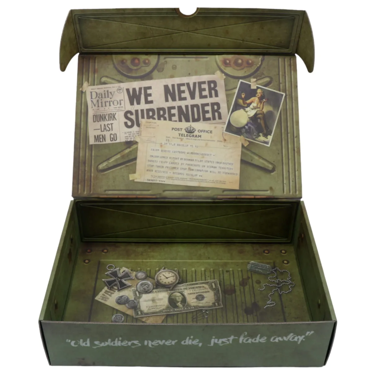 Safe & Sound Bolt Action Army Box mallette rangement 90 figurines
