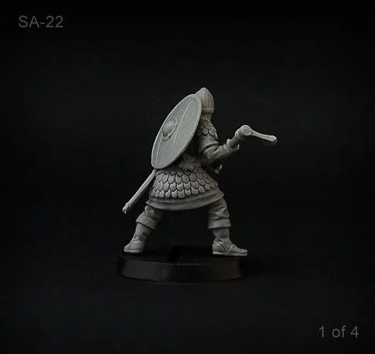 Brother Vinni Varangian Guard lot 4 figurines résine 28mm haches