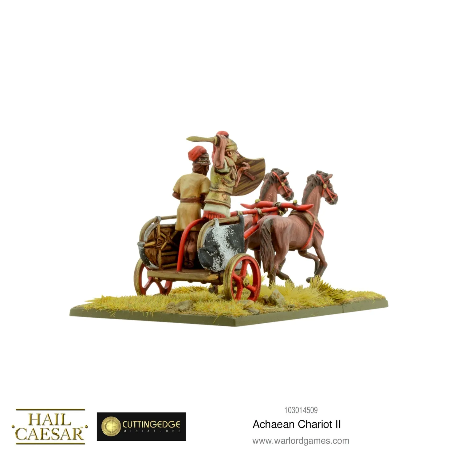 Bolt Action Hail Caesar Achaean Chariot II figurine char métal
